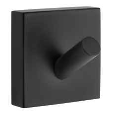 Smedbo House Black Single Towel Hook